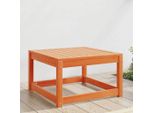 Vidaxl Sgabello Da Giardino Marrone Cera In Legno Di Pino Massiccio