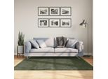 Vidaxl Tappeto Huarte A Pelo Corto Morbido E Lavabile Verde Bosco 160X160 Cm