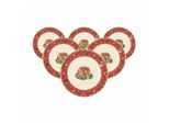 Seltmann Weiden FrüHstüCksteller Marieluise Weihnachtsnostalgie ø 20 Cm 6Er Set