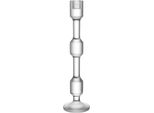 Dekovase Leonardo "Gk/Leuchter Rialto", Weiß, B:10Cm H:40Cm T:10Cm, Glas, Vasen