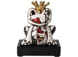 Dekofigur Goebel "Romero Britto - Golden Prince", Bunt, B:7,5Cm H:14,5Cm T:11,5Cm, Porzellan, Dekofiguren, Sammelfigur, Tierfigur