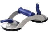 Sollevatore A Ventosa Linea Blu Portata 70Kg Testa-Ø 120Mm 2 Teste Alluminio Veribor