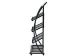 Syfax™ Portariviste 47X40X134 Cm Nera E Bianca A4