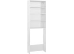 Vidaxl Armadio Per Lavatrice Bianco Lucido 64X24X190 Cm
