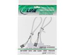 Inline® 33390 Staffa Per Slot Usb 2.0, Da 2 Prese Usb A 2 Connettori Postali A 5 Pin, 0,3 M