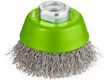 Bosch Spazzola A Tazza In Acciaio Inox Filo Ondulato 65 Mm 0,3 Mm 12500 Rpm M 14