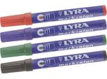 Marcatore Permanente Lyra 112 Larghezza Linea 1-4 Mm Blu Punta Tonda