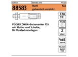 Fischer Zykon Bullone Di Ancoraggio Fza 10X40 M6/10 25 Pz