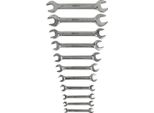 Ks Tools Acciaio Inox Set Di Chiavi Doppie Aperte 11 Pezzi Angolate 964.2245