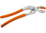Pinze A Spina Bahco Con Manici Rivestiti In Pvc E Finitura Cromata 235 Mm Arancione Arancione Taglia Unica