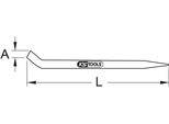Ks Tools Bronzeplus Leva Per Pneumatici 600 Mm