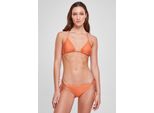 DáMské Plavky Bikiny Urban Classics Ladies Recycled Triangle Bikini Vintageorange - L