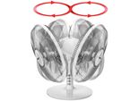 Unold 86815 Ventilatore Da Tavolo Silverline 30Cm Bianco - Bianco,Oscillazione, Ventilatore Da Tavolo, Controllo A 3 Velocità, Classe Di Protezione Ii