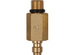 Ks Tools Adattatore M10X1.0 Filettatura Maschio E Attacco Tubo Flessibile 1/4" Con Anello Di Tenuta - 150.2348"