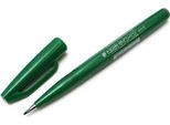 Pentel® SES15C-D Penna Con Punta In Fibra Sign Pen Brush - Punta A Pennello, Verde