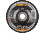 Rhodius 200357 RS24 Grinding Disc (Off-Set) Diameter 125 Mm Bore Diameter 22.23 Mm Non-Ferrous Metal 1 Pc(S)