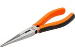 Bahco Pinze A Punta Mezza Tonda Con Manici A Due Componenti E Verniciatura 210 Mm Arancione Arancione Taglia Unica