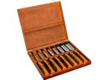 Set Di Scalpelli Bahco 6.10.12.16.18.25.32.36 Mm In Scatola Di Legno