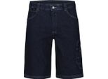 Pantaloncini Da Lavoro In Jeans Elasticizzati, Jeans Blue, Taglia 54