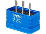 Pferd 21901404 Set Di Frese In Metallo Duro Diametro 3 Mm 3 Pezzi