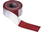 Nastro Barriera L.100M W.80Mm Rosso/Bianco Bloccato 100M/Cartone Kelmaplast