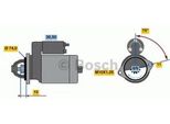 Motorino Di Avviamento Bosch (0 986 023 550) Per Toyota Yaris |