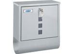 Rottner Briefkasten Costa Inox Silber