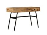 Scrivania Con Cassetti In Legno Massiccio Di Mango 110×50×76 Cm