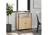 Vidaxl Credenza Rovere Sonoma 70X30X80 Cm Materiale A Base Di Legno