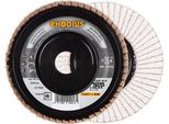Rhodius 210475 Lga Alu Flap Disc Diameter 125 Mm Bore Diameter 22.23 Mm Non-Ferrous Metal 1 Pc(S)
