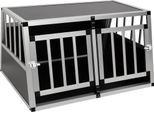 Vidaxl Box Per Il Trasporto Di Cani Con Doppia Porta 89 X 69 X 50 Cm