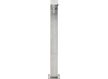 Vidaxl Colonna D'acqua Da Giardino In Acciaio Inox Quadrata 95 Cm