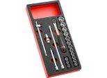 Facom Modul - Steckschluessel 3/8Z, 20-Tlg