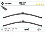 Swf Spazzole Tergicristallo Visioflex-Set | (Set)Tergicristallo Auto VF600/550MM/2