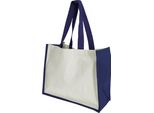 Westford Mill Printers Borsa / Shopper / Shopping Bag In Iuta, 21 Litri (2 Pezzi/Confezione) BC4539 (Taglia Unica) (Blu Navy)