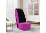 Maison Exclusive - Poltrona A Forma Di Scarpa Con Tacco Alto In Velluto Viola