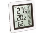 Tfa-Dostmann Info Indoor/Outdoor Elektronisches Umgebungsthermometer Schwarz - Grau (30.3065.02)