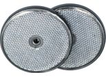 Carpoint Riflettori Rotondi Ø 70 Mm Bianco 2 Pezzi