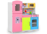 Vidaxl Cucina Da Gioco Per Bambini Mdf 80 X 30 X 85 Cm Multicolore