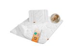 Set Per Lettino Sleepling, Piumone 4 Stagioni, Piumone 100 X 135 Cm E Cuscino Piatto, Cuscino 40 X 60 Cm, Eu