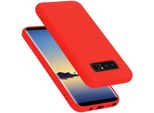 Cadorabo Custodia Protettiva Per Samsung Galaxy Note 8 Custodia In Rosso Telefono Cellulare Custodia Cover Tpu Etui