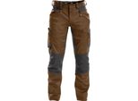Dassy® Helix Pantaloni Da Lavoro Elasticizzati Lehmbraun/Anthrazitgrau Taglia 52 Lunghezza: Meno
