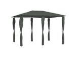 Vidaxl Padiglione Con Coperture Per Pali 3X4X2,6 M Antracite 160 G/M²