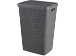 Cesto Curver Jute, 58 Litri, Grigio, 34X43X60 Cm, Per Biancheria