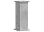 Vidaxl Supporto Per Piante Grigio Cemento 33X33X80 Cm Materiale A Base Di Legno