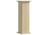Vidaxl Supporto Per Piante Rovere Sonoma 33X33X100 Cm Materiale A Base Di Legno