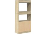 Vidaxl Credenza Rovere Sonoma 63X33X140 Cm Materiale A Base Di Legno