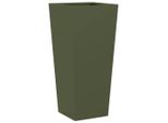 Vidaxl Fioriera Verde Oliva 35X35X75 Cm In Acciaio