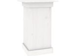 Vidaxl Portafiori Bianco 40X40X60 Cm In Legno Di Pino Massiccio