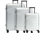 Pactastic Carrello Collection 02 Trolley-Set S / M / L Silver Metallic 2 Argentato